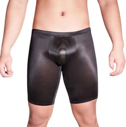 Erotische transparante heren short - Korte broek - Stretch - One size - Sexy heren lingerie - Uitdagende look - Goede kwaliteit — thumbnail 1