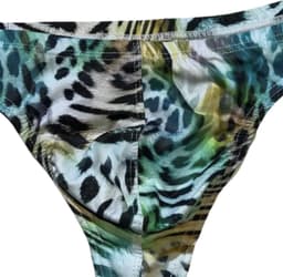 LekkerStout Heren String Luipaardprint - Multicolor - Sexy Mannen Ondergoed - Maat L | ( LS193) — thumbnail 2
