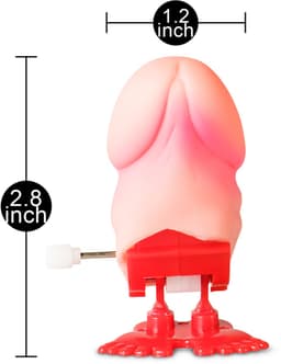 Opwindbaar Lopend Eikel Speeltje – Grappig Cadeau voor Vrijgezellenfeest of Foute Verjaardag — thumbnail 4