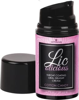 Sensuva - Lic-o-licious Oral Delight Creme Suikerspin 50 ml — thumbnail 4