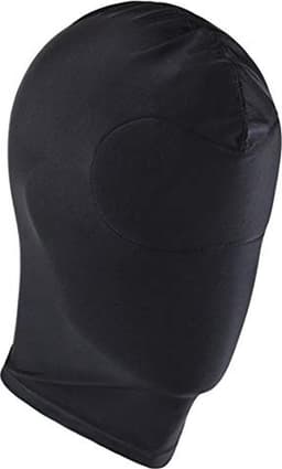 Banoch - Mask Full Black - Spandex Masker - BDSM - Zwart — thumbnail 2