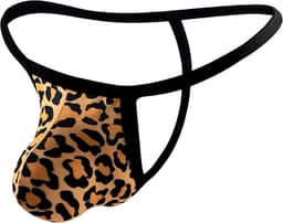 Sexy G-string heren - Luipaard - Ademend - Erotische mannen string - Speciale penis vak — thumbnail 3