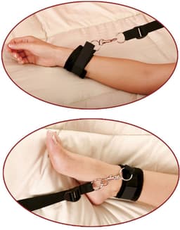 Pipedream Fetish Fantasy Bondage - Boeien Bed Bindings Restaint Kit zwart — thumbnail 3