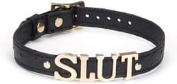 Liebe Seele - Demon's Kiss - Curved Collar Met Leash - Luxe En exclusief ontwerp - Zwart/Goud — thumbnail 14