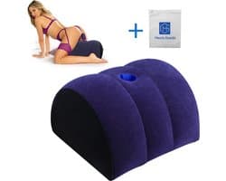 Heuts Goods Sex Kussen® - Sex Kussen - Half Moon - Sex Meubel - Sex Pillow - Seksspeeltjes voor koppel - Opblaasbaar Seks Kussen - Voor Mannen & Vrouwen - Seksspeeltjes