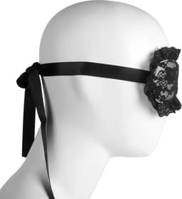 Banoch | lace blinddoek | kanten erotiek oogmasker met lint - roze — thumbnail 2