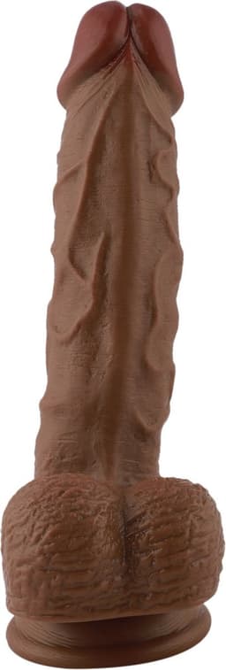 Dildo EZfunLok voor Auxfun Plus Seksmachine Bruin 21 cm — thumbnail 15
