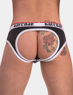Barcode Berlin Maxime Backless Brief Black - MAAT L - Erotisch Heren Ondergoed - Slip voor Man - Sexy mannen Slip — thumbnail 6
