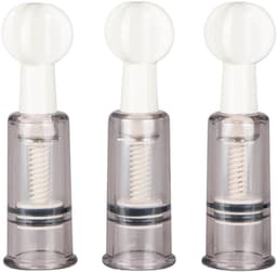 EasyToys - Tepel en Clitoris Zuiger Set - Tepelzuigers voor Mannen en Vrouwen - Clitoris Zuiger - Clitorispompen - Sex Toys voor Vrouwen - Seksspeeltjes - Clitoris Stimulator - 3 stuks - Transparant — thumbnail 4