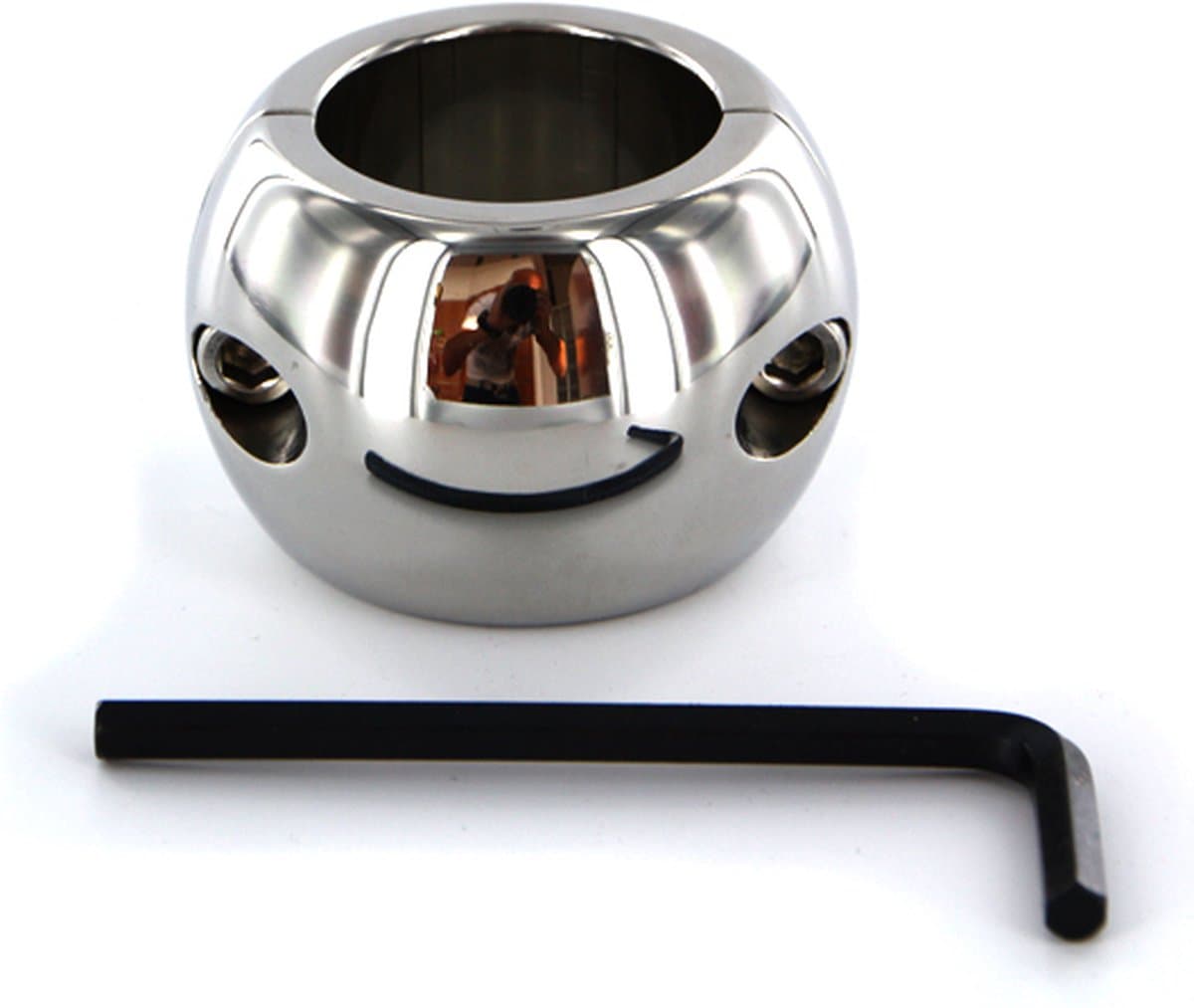 Ovalen Ball Stretcher RVS 60 mm breed - 790 gram — afbeelding 1