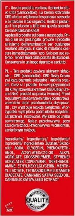 Pharmquests by Shots - Original CBD from Amsterdam - Delay Cream - 2 fl oz / 50 ml — thumbnail 7