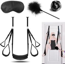 DYNA® Sex Schommel - Sex Stoel - Bondage - Zwart - 35cm x 21cm x 9cm — thumbnail 3