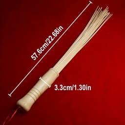 Lange Erotische Zweep – 56 cm – Rotan Cane met Houten Handvat – Dominantie Sexspeeltjes voor Koppels - BDSM Sex Toys Vrouwen — thumbnail 2