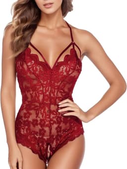 XL - Vrouwen kanten lingerie - Onderjurk met Kant - Lingerieset Geschikt Voor dames - sexy chique - Sexy Dunne Cup Kant - Sexy babydoll Geschikt Voor dames - Babydoll Lingerie — thumbnail 1