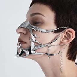 Punk Mechanisch Masker - Unisex - Metalen Masker voor Feest/Gala - Accessoires - Halloween Cadeau - Masker — thumbnail 1