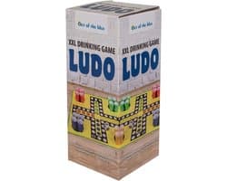 XXL Drinkspel Ludo met 16 Drinkbekers en Schuimkubus