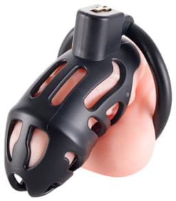 Intenz® - Luxe Kuisheidskooi Zwart - Chastity Cage - Peniskooi - Sex Toys voor Koppels - Inclusief Slotje — thumbnail 1