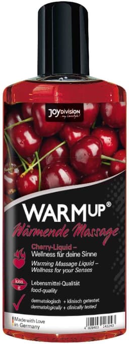 Joy Division-Warmup Kirsch - 150 ml - Massageolie — thumbnail 4