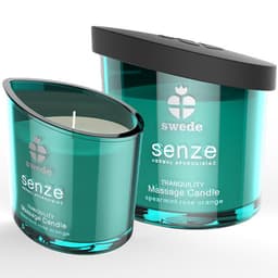 Swede Massagekaars Tranquility - Spearmint Rose Orange (Groot/XL 150ml) — thumbnail 8