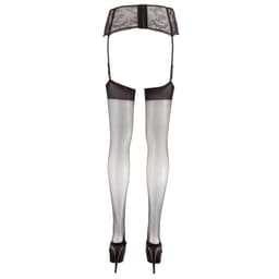 Cottelli Collection – Erotische Kousen met Jarretel Sluiting voor Onweerstaanbaar Uitstraling – Maat S - Zwart — thumbnail 3