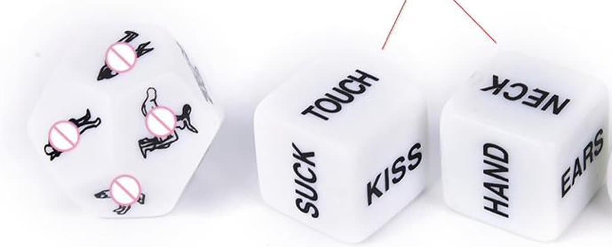 Erotische Dobbelstenen Deluxe! 3 Items voor uw ultieme avond! 24 opties | Erotisch Spel / Kamasutra Spel - Sex Dice | Ultiemste verlangens | Valtentijn | Valetijnsdag — afbeelding 1