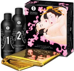 Shunga Aardbei & Champagne - Massagegel — thumbnail 1