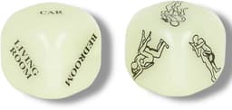 Seks Dobbelsteen 2 Stuks Glow In The Dark — thumbnail 3