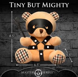 Master Series - Sexy Cadeau - Bondage Teddybeer - Jouw Speelse Partner in Plezier — thumbnail 4
