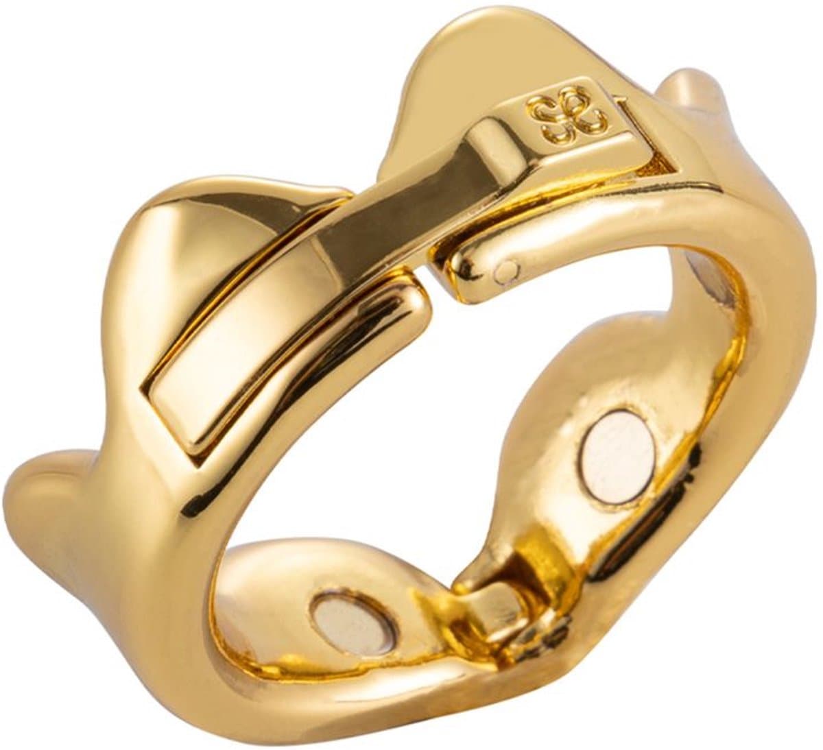 Sevanda - Ring of Kings - Eikelring Kroon - Maat L - Goud — afbeelding 1