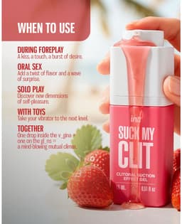 INTT - Suck My Clit Gel Tropical Mango - 15ml — thumbnail 1