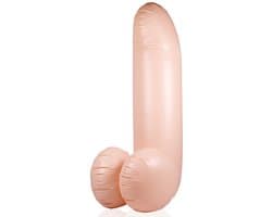 Opblaasbare penis - 55''/ 140 cm - Beige