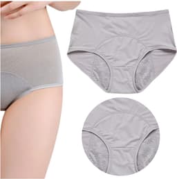 Eco-friendly Serie - Menstruatie Ondergoed - Grijs - Hoge Absorptie - 5XL — thumbnail 1