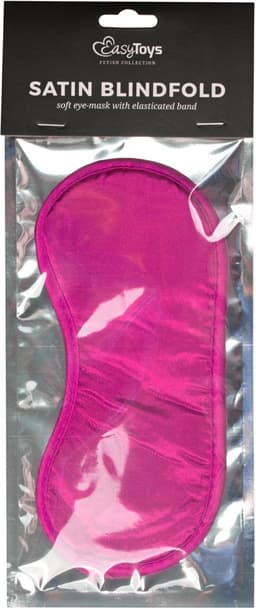 Roze satijnen oogmasker — thumbnail 3