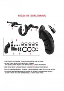 Mancage 02 Kuisheidskooi - Zwart — thumbnail 3