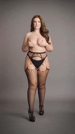 Gescheurde Stay-up Panty - Plus Size — thumbnail 12