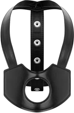 Bedroom Fantasies - Hoofd Harnas Strap-On - Zwart — thumbnail 1