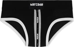 Barcode Berlin Mesh Brief Sicile Black-White - MAAT XL - Erotisch Heren Ondergoed - Slip voor Man - Sexy mannen Slip — thumbnail 1