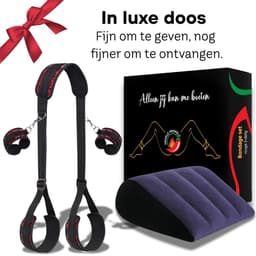 Zwoele Prikkels® Bondage Set – Luxe BDSM Set met Handboeien, Sekskussen, Blinddoek & Verstelbaar Harnas – Voor Vastbinden, Rollenspel en Meer Spanning – BDSM starter kit - Sextoys voor Koppels & Beginners — thumbnail 6