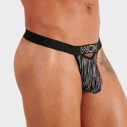 WOH heren microfiber G-string pure seduction zwart — thumbnail 2