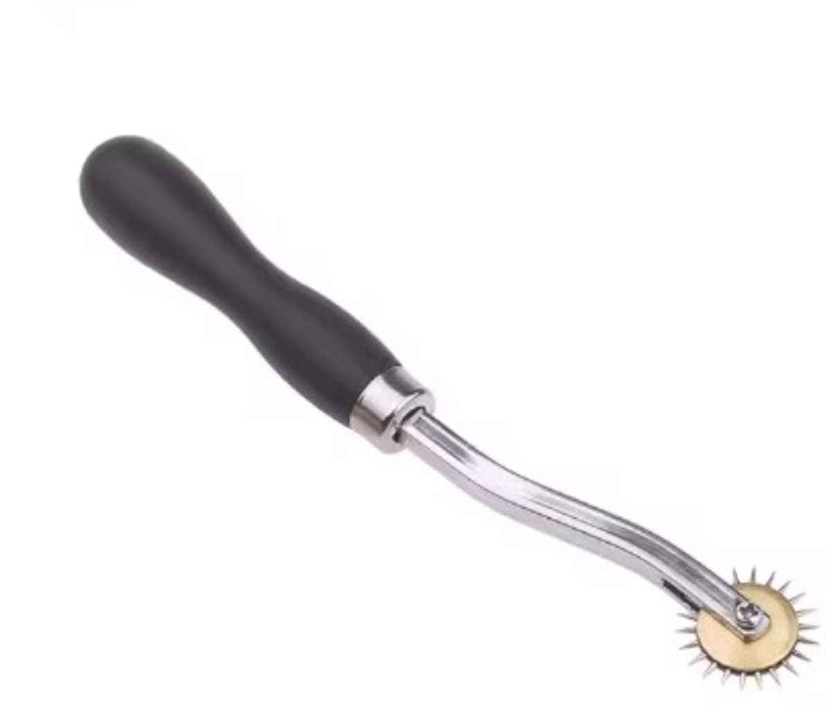 Stimulatiewiel – BDSM Pinwheel – Erotisch Speeltje – Thickler Wheel – Voor Voorspel – Metaal – Compact Formaat – Zilver — afbeelding 1