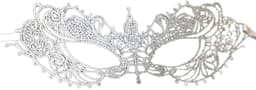 Puntige Kant Masker Mode Vrouwelijk Gezichtsmaske voor Feest Kostuum Bal (Goud) — thumbnail 1