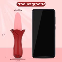 Sex Toys voor Vrouwen Likkende Tong Vibrator - Vibrators voor Vrouwen - Tong Vibrator - Clitoris Zuiger – Diep Waterdicht – Bef Vibrator met 10 Sterke Standen - Siliconen - Discreet Verzonden — thumbnail 2
