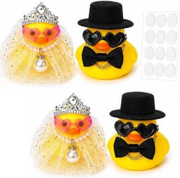 Bruiloftseenden Bouwpakket - Huwelijkscadeau Set - Cadeau Geven - Doe-het-zelf Creatie - 4 Stuks - Geel — thumbnail 1