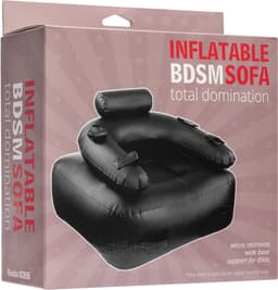 Opblaasbare BDSM Sofa - Total Domination - Zwart — thumbnail 6
