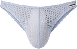 Barcode Berlin Reigi Brief Bluebeige - MAAT S - Erotisch Heren Ondergoed - Slip voor Man - Sexy mannen Slip — thumbnail 1