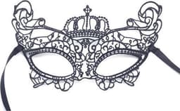 Sexy Masker Kant Zwart Crown - Spannende masker - Leuk voor in bed - Voor vrouwen - Zwart - Lace - Spannend voor koppels - Sex speeltjes - Sex toys - Makkelijk in gebruik - Erotiek - Bondage - Sexspelletjes voor mannen en vrouwen - Seksspeeltjes — thumbnail 1