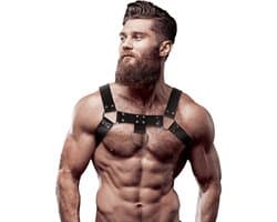 FETISH SUBMISSIVE ATTITUDE | Fetish Submissive Attitude - Eco Leather Chest Strap Harness Men