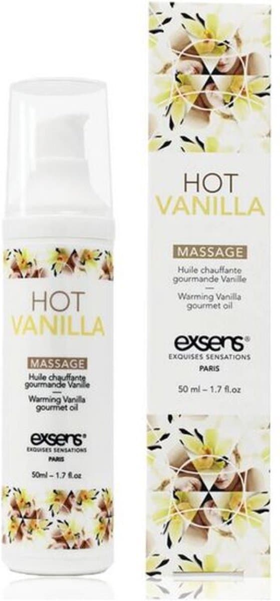 Verwarmende Massage Olie Met Smaak - Vanille — afbeelding 1