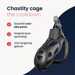 Chastity Cage - Penis kooi - Kuisheidskooi voor mannen - Kuisheidsgordel - Kuisheidskooien - Seksspeeltjes voor koppel - Sexspeeltjes - Jespro — thumbnail 2