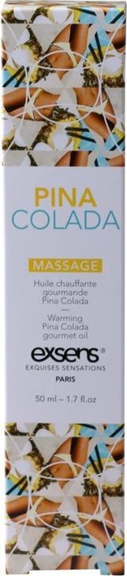 Verwarmende Massage Olie Met Smaak - Pina Colada — thumbnail 1